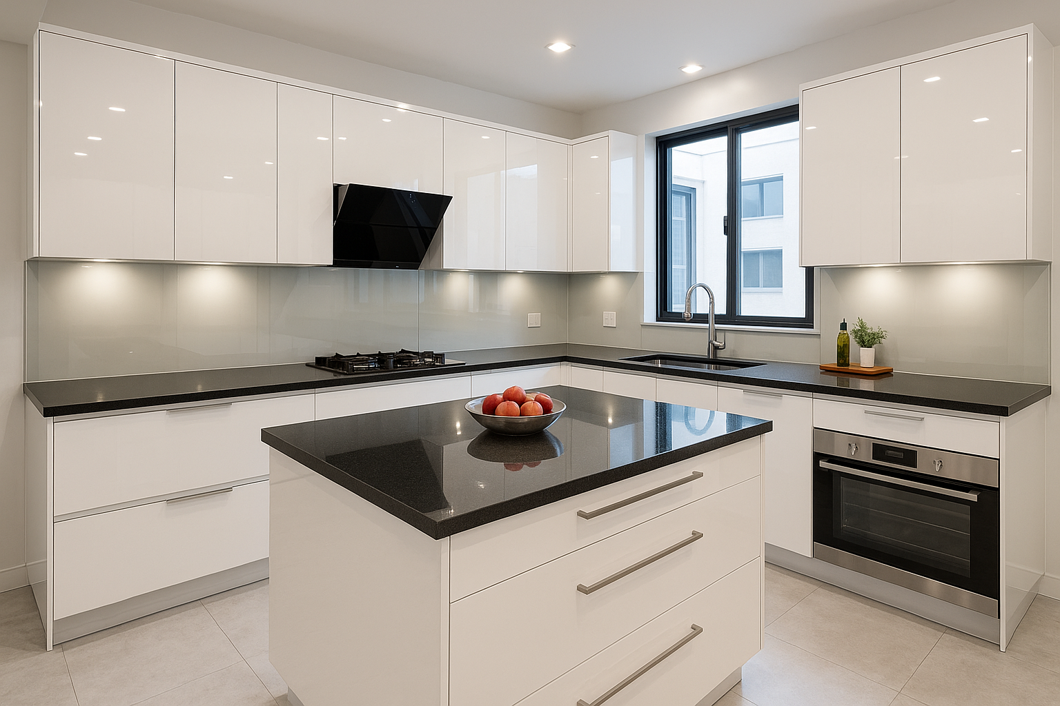 مطابخ أكريليك عصرية